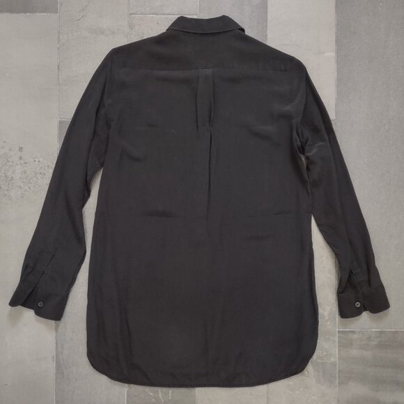 Banana Republic 100% silk shirt - black - S - Picture 4 of 10